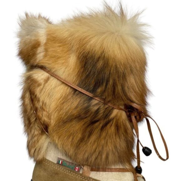 PAJAR Fur Seal Skin Boots Shearling Lining Sz 5 Made In Italy - Picture 3 of 8